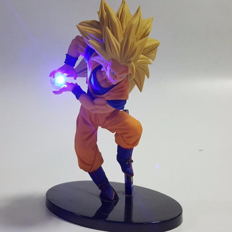 DragonBall Figur LED - Goku Super Saiyajin 3