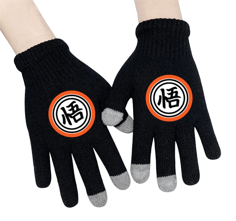 DragonBall Handschuhe Kanji "Go"