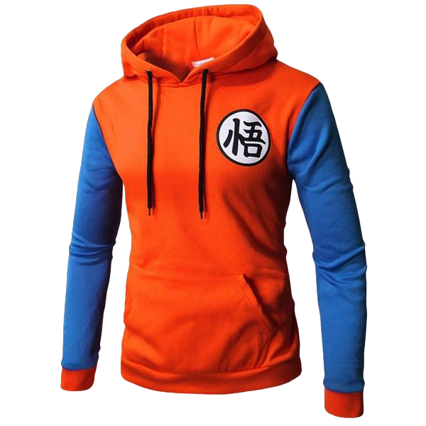 DragonBall Hoodie - Goku Orange und Blau