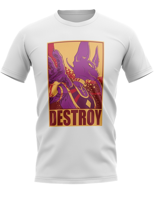 DragonBall T Shirt Beerus "Destroy"