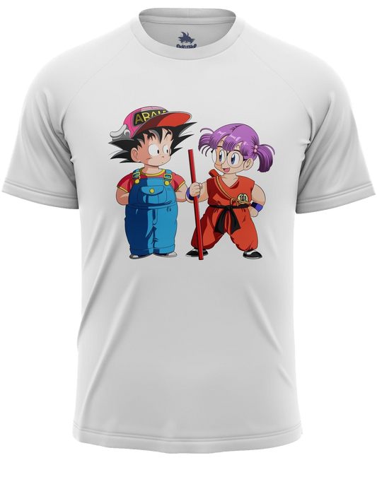 DragonBall T Shirt Goku und Arale Norimaki 
