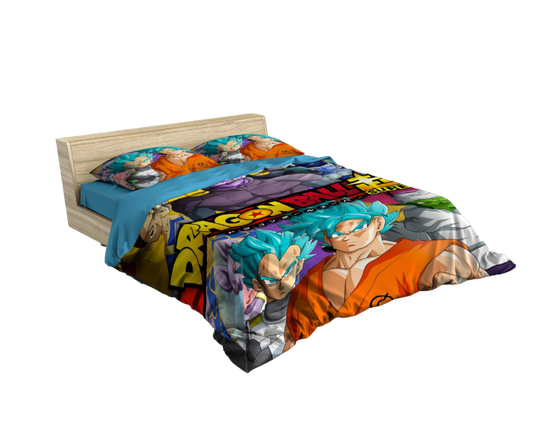 DragonBall Bettbezug Goku Blau & Vegeta Blau