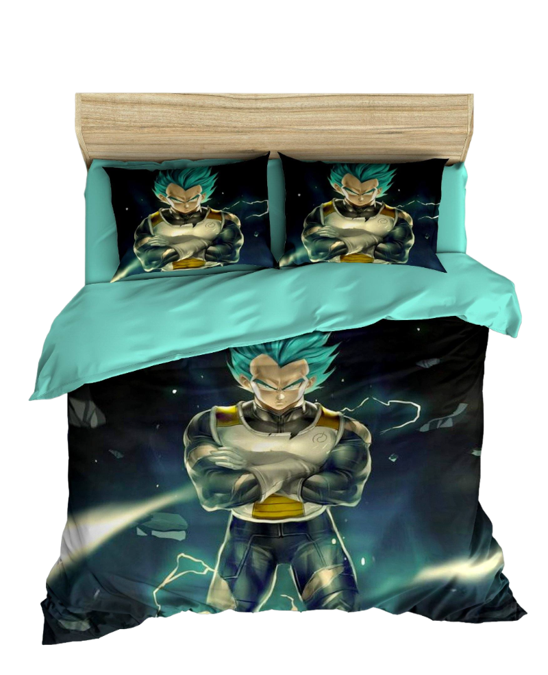 DragonBall Bettbezug Vegeta Blau