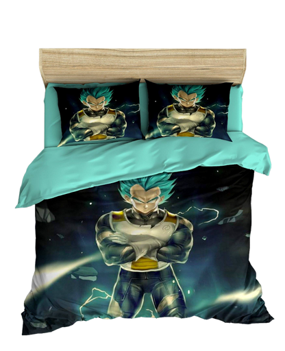 DragonBall Bettbezug Vegeta Blau