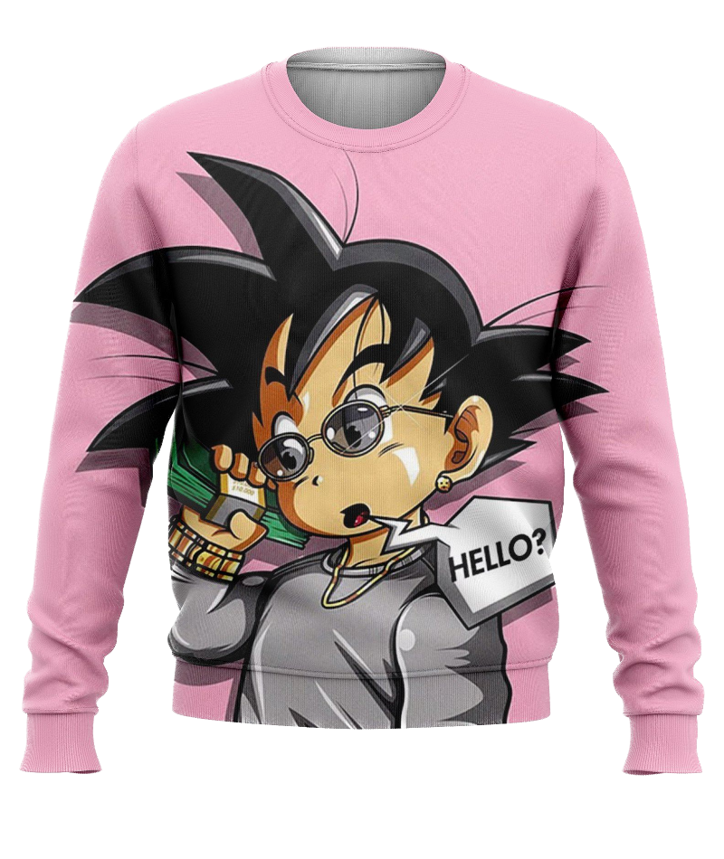 DragonBall Z Sweatshirt Goku Rosa 