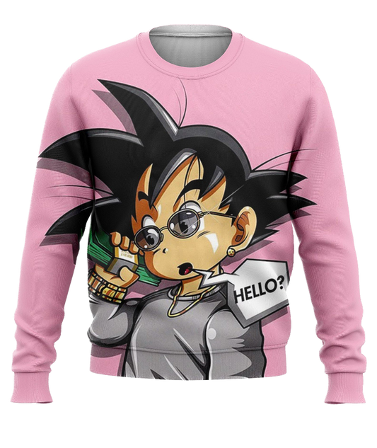 DragonBall Z Sweatshirt Goku Rosa 