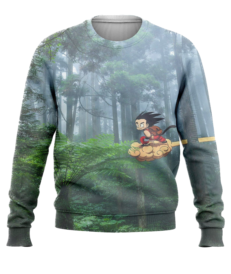 Dragonball Pullover Goku Uberschallwolke