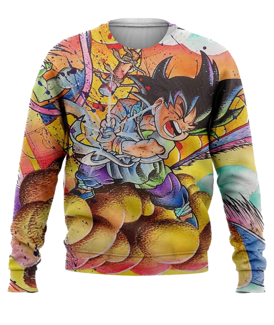 DragonBall Pullover Goku Kind "Kamehama ha"