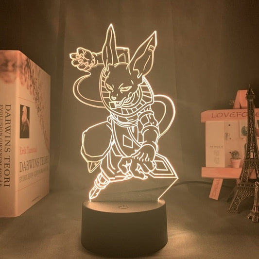 Lampe 3D DragonBall - Beerus