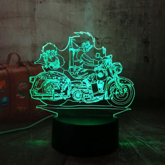 Lampe 3D DragonBall - Gohan & Gohan Kind