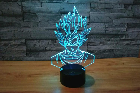 Lampe 3D Dragon Ball - Goku Super Saiyajin