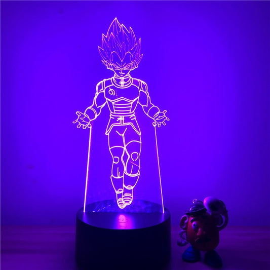 Lampe 3D DragonBall - Prinz Vegeta