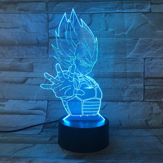 Lampe 3D DragonBall - Vegeta