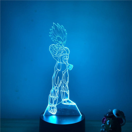 Lampe 3D DragonBall - Vegeta SSJ