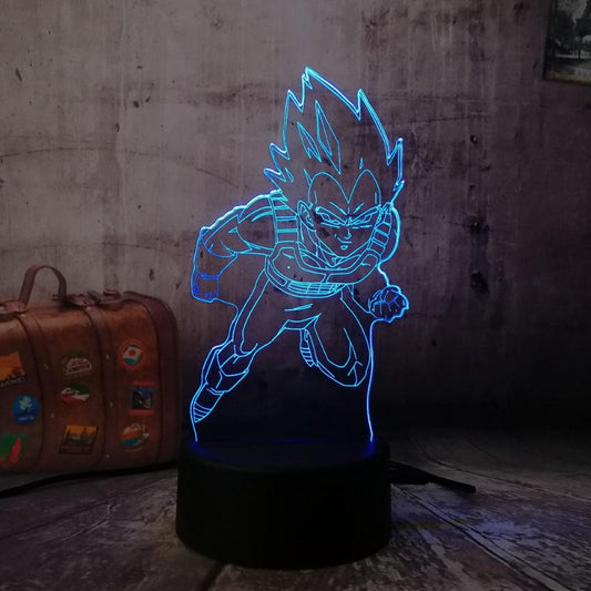 Lampe 3D DragonBall - Vegeta Saiyajin