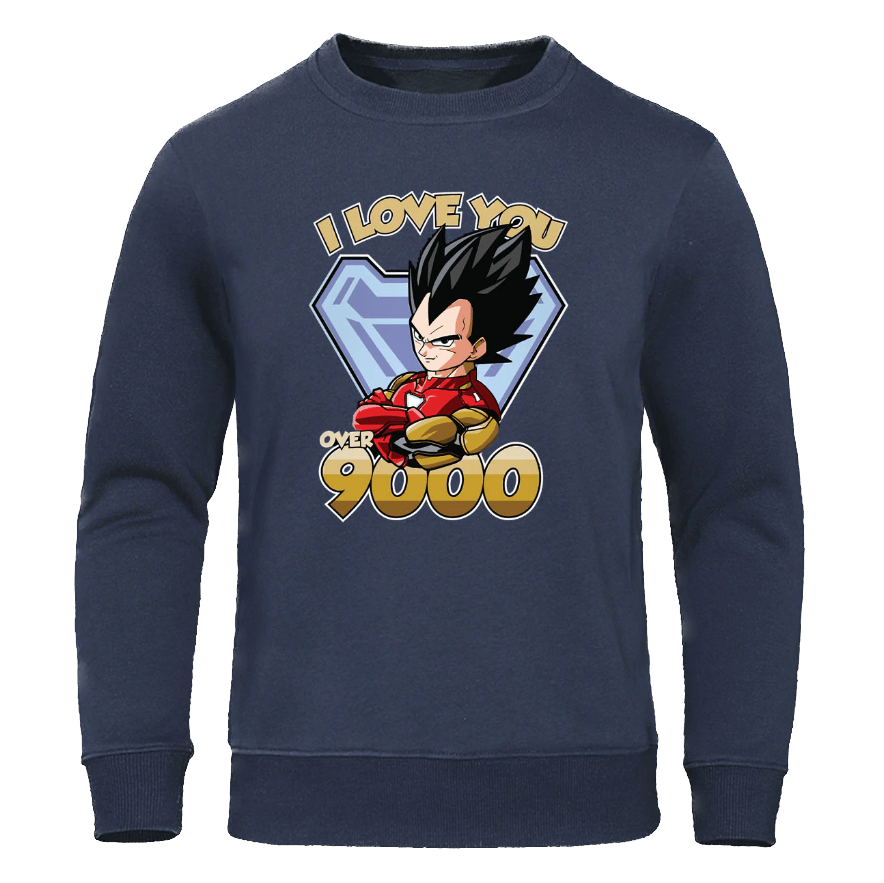 DragonBall Pullover Vegeta "Over 9000"