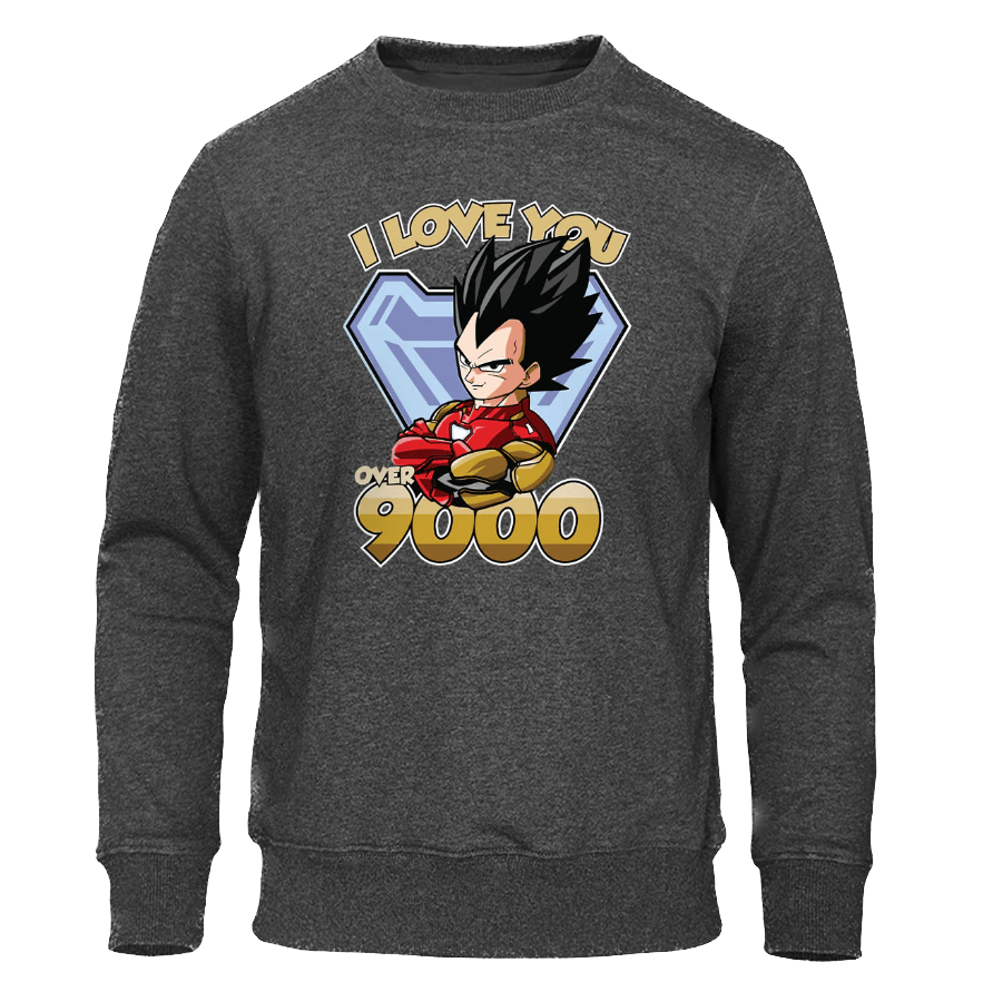 DragonBall Pullover Vegeta "Over 9000"