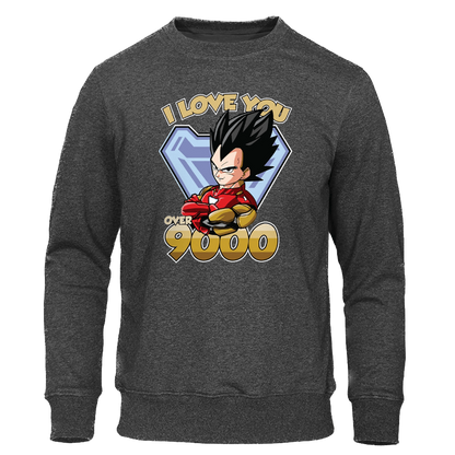 DragonBall Pullover Vegeta "Over 9000"